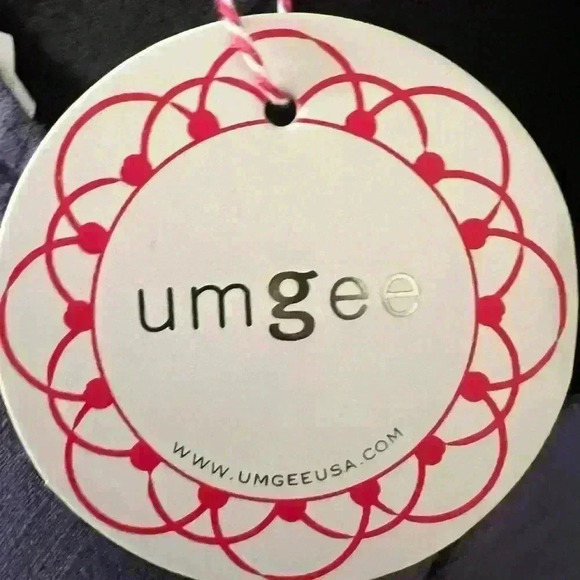 UMGEE USA Women’s S Shift Dress Blue High Low Leopard Raw Hem Short Sleeves NWT - Picture 7 of 8